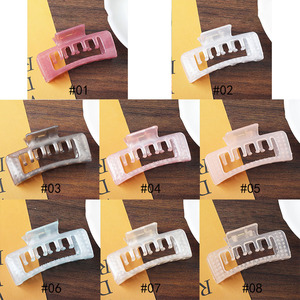 Nuevas Pinzas para el Cabello <span class=keywords><strong>de</strong></span> Estilo Coreano, Cuadradas, <span class=keywords><strong>de</strong></span> Moda, <span class=keywords><strong>de</strong></span> Color Sólido, con Diseño <span class=keywords><strong>de</strong></span> Tiburón, Simples, <span class=keywords><strong>de</strong></span> Plástico Mate, Personalizadas, para Regalo - Product Image 5