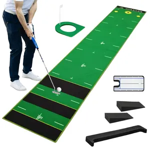 Nieuwe Technologieën Instant Swing Feedback Turf Golf Strike Mat Impact Analyze Logo Mat Training Golf Hitting Mat