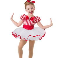 Joli tutu de danse de ballet professionnel pour filles, en spandex/nylon, avec paillettes, costume pour enfants