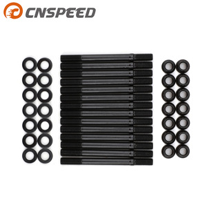 CNSPEED Cylinder Head <b>Bolts</b> For BMW E36 325i 2.5L M50 S50 S52 Engine 201-4302 Black Steel Set With O-Rings - Product Image 1
