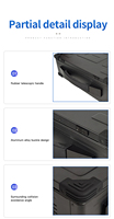 3U Super Thin 15.6-inch Portable Search and Broadcast Châssis intégré Serveur de contrôle industriel Châssis renforcé pour ordinateur portable