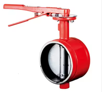 Válvula de Mariposa Ranurada de Acero Inoxidable 304/316 para Protección Contra Incendios, Manual de Fábrica