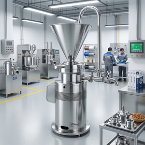 HUAZHIYI Macinatore Commerciale Verticale a Colloide in Acciaio Inossidabile per la Lavorazione di Frutta e Verdura - Product Image 6