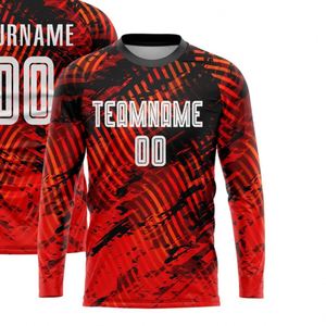 Camiseta de Fútbol de Manga Larga, Camiseta Deportiva Transpirable de Secado Rápido, Uniforme de Entrenamiento Atlético para Hombres y Equipos - Product Image 2