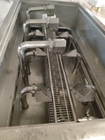 Machine de nettoyage haute pression automatique pour bouteilles en verre de 3/4/5/6 mètres, lave-bouteilles continu et sécheuse à air chaud