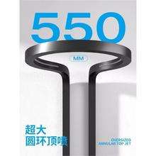 Juego de ducha negro mate frío y caliente montado en <span class=keywords><strong>la</strong></span> pared Grifo de ducha de baño <span class=keywords><strong>rotonda</strong></span> grande presurizado - Product Image 2