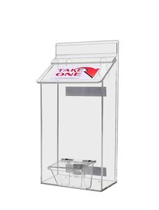 Giá Sách Quảng Cáo Ngoài Trời 4W X 6H Hộp Bưu Thiếp Treo Tường Có Nắp Acrylic Trong Suốt Với Hộp Quảng Cáo - Product Image 4
