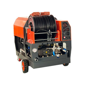 Pompe haute pression 400 bars 36 Lpm Machine de nettoyage des égouts Machine de nettoyage des égouts à jet d'eau <span class=keywords><strong>Moteur</strong></span> <span class=keywords><strong>diesel</strong></span> à quatre cylindres - Product Image 1