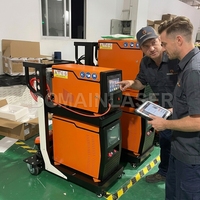 Máquina de Soldadura Láser de Fibra Portátil Multifunción 5 en 1, Soldador Láser de 1500w 2000w para Metal y Baterías de Litio