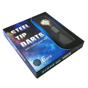 Ensemble de fléchettes de qualité supérieure : Ensemble de 6 fléchettes en acier de 24 g, motif licorne, dans un coffret cadeau noir et rouge de qualité supérieure - Product Image 2