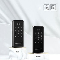 Nouvelle serrure de casier intelligente antivol ZW179 en alliage de zinc, serrure électronique RFID à empreinte digitale pour armoire/tiroir avec clavier à code