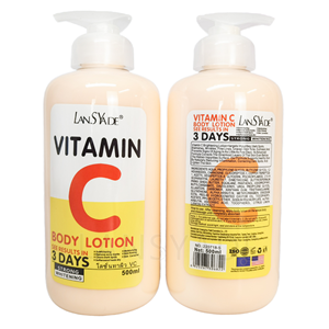 Loción Corporal AHA White Fruit Acid 500ml, Leche Hidratante con Niacinamida, Vitamina B3, Vitamina E, Vitamina C para Blanquear Todo Tipo de Piel - Product Image 4