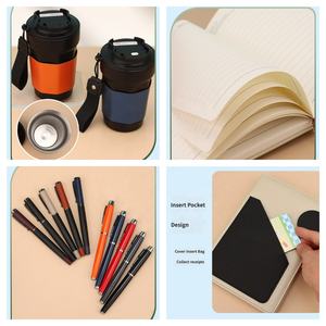 Juego de cuaderno personalizado, bolígrafo personalizado, juego de regalo, juegos de <span class=keywords><strong>cuadernos</strong></span> de cuero A5, regalos promocionales, cuaderno de regalo de negocios con bolígrafo <span class=keywords><strong>para</strong></span> oficina - Product Image 3