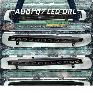 Feux de jour LED dynamiques pour <span class=keywords><strong>Audi</strong></span> <span class=keywords><strong>Q7</strong></span> 2010-2015 <span class=keywords><strong>Clignotant</strong></span> jaune et feux de jour Feux antibrouillard - Product Image 3