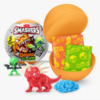 Vente en gros de figurines de collection authentiques Zurus Blind Box Dinosaurs Vs Aliens Surprise Ball, jouet modèle pour enfants, cadeau