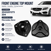Supporto Superiore Anteriore Motore Ricambio Auto per Mercedes Benz 204, Design Ingegnerizzato di Precisione OE 2043201273