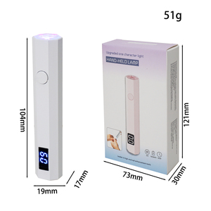 Fast Curing Mini Handheld UV Light for Gel Nails Portable LED Nail <b>Lamp</b> Cordless Rechargeable USB Nail Dryer - Product Image 5