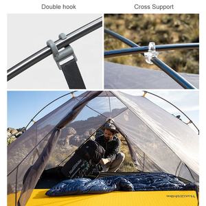 Tente <span class=keywords><strong>de</strong></span> randonnée extérieure imperméable et légère, poteau en aluminium ultraléger pour 2 personnes, tentes <span class=keywords><strong>de</strong></span> camping 4 saisons à <span class=keywords><strong>vendre</strong></span> - Product Image 6