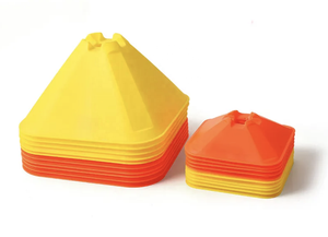 Cono de Marcación Cuadrado de PE Multicolor de 30 cm de Diámetro, Equipo de Entrenamiento de Fútbol para Agilidad, Uso en Exteriores, Más Vendido - Product Image 2