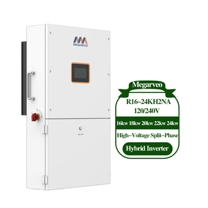 Megarevo R16~24KLNA 16kW 18kW 20kW 22kW 24kW Haute Tension 120/240 V Phases Divisées Système Solaire Hybride Autonome Domestique - Product Image 1
