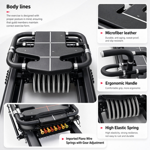 Equipo <span class=keywords><strong>Megapro</strong></span> Reformer EVO M3K <span class=keywords><strong>Megapro</strong></span> M3K+ para Gimnasio, Club o Estudio - Product Image 5