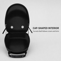 Étui rigide personnalisé en EVA pour casquette de baseball avec poignée, bretelles amovibles et aérations pour le voyage