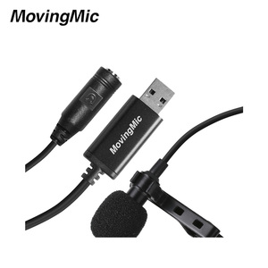 Movingmic Ul1 Pro Pc Vocal Tieclip Usb Microphone With Wire - Product Image 3