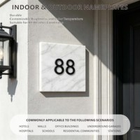 Plaques en acrylique de qualité supérieure, numéros de maison extérieurs personnalisés découpés au laser, panneaux de porte pour publicité, indication et éclairage