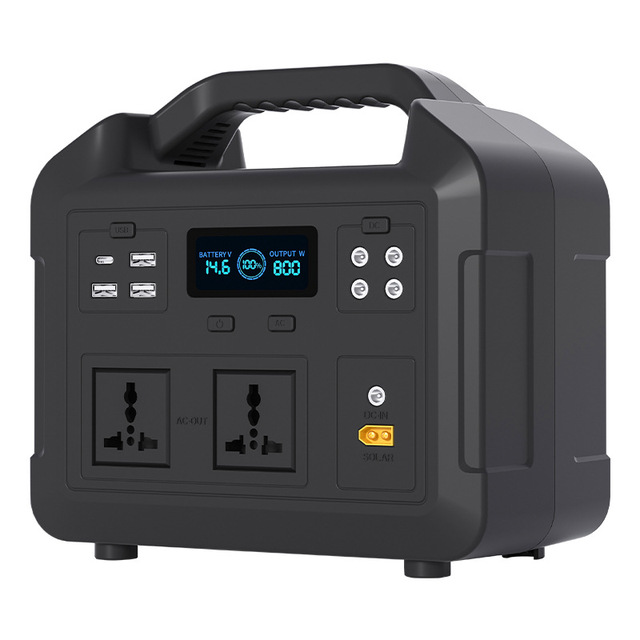 2026 portable solar generator 300w 500w lifepo4 power station with 80W solar panel