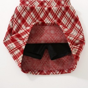 <span class=keywords><strong>Gonna</strong></span> a trapezio in lana a quadri rossi per bambine, Collezione Autunno/Inverno 2026 - Nuovo Anno - Product Image 3