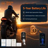 Capteur TPMS interne pour moto, vélo, vélo électrique BLE5.2 IP67 350mAh Autonomie de 5 ans Haute précision Vente en gros OEM