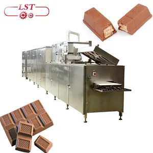 Personalizado cadeia tipo completo automático chocolate depósito produção linha chocolate bar máquina
