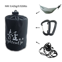 Benutzer definierte Double People Ultraleichte Nylon Hochfeste Hängematte Camping Hängematten