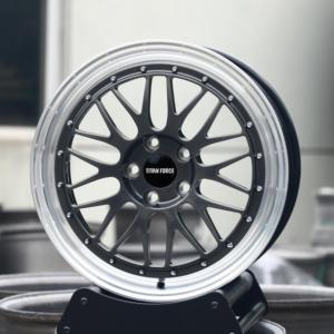 Jantes forgées en deux parties TITAN FORCE 20x9 20x12 5x114.3, jantes à rivets à profil profond, finition argent poli, compatibles Ferrari <span class=keywords><strong>458</strong></span> 488 Maserati - Product Image 2