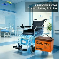 Batterie au lithium pour fauteuil roulant 24V100AH 100AH 120AH 150AH 200AH 300AH 2.4KWh 2.88KWh 3.6KWh 4.8KWh 7.2KWh LiFePO4 de qualité automobile
