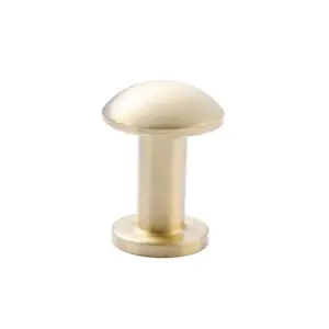Nordic simple gold cabinet handles brass half moon handles and knobs handle knob
