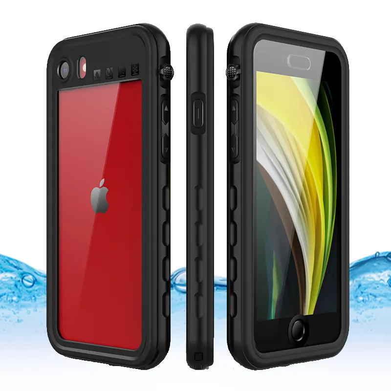 Shellbox IP68 Swimming Waterproof Shockproof 360 Full Cover Protective Case For Iphone SE 2022 / SE 2020 / 7 8