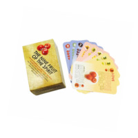 Cartes de versets bibliques imprimées sur mesure, cartes flash religieuses chrétiennes, cartes de jeu éducatives pour l'étude biblique, vente en gros