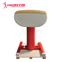 Cheval de gymnastique rouge HAOGYM pour l'entraînement, table de saut réglable, équipement de gymnastique