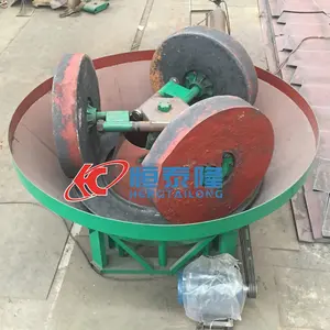 Hot Selling Mining Machine Two Wheel Roller 1200 Wet Pan Mill für Gold Tantalite Ore Mining