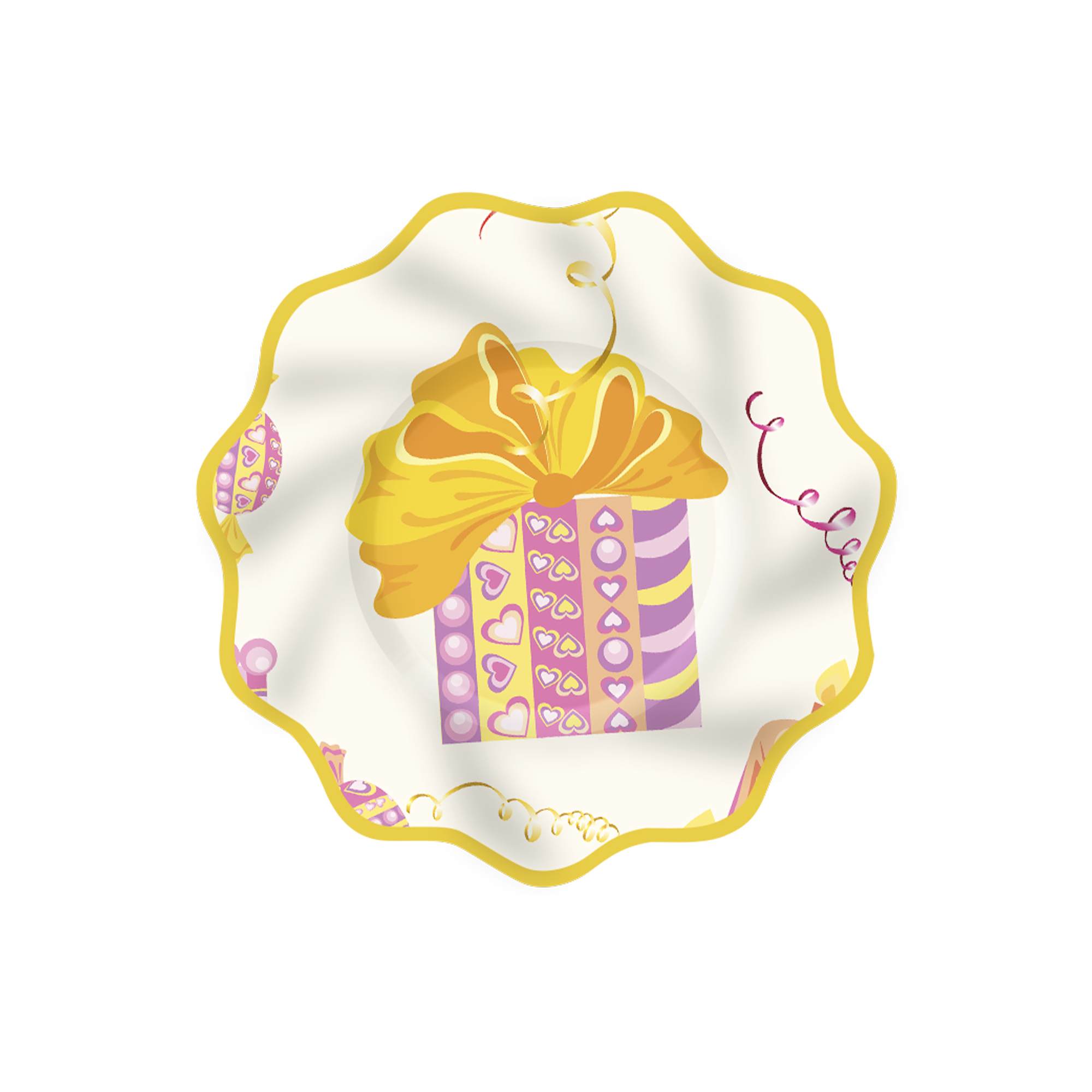 Plato de papel de 7 pulgadas