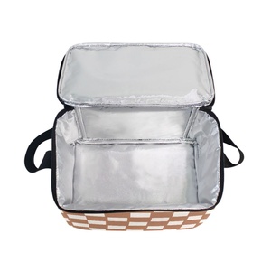 Wholesale Waterproof Takeaway <b>Custom</b> Logo Thermal Tote <b>Insulated</b> Lunch <b>Box</b> Aluminum Foil Lunch Bag for Women Men - Product Image 2