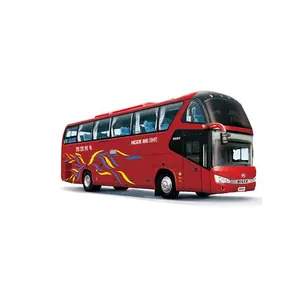 Guter Zustand Gebraucht 2017 Jahr Mittel Luxus Bus Higer Modell KLQ6122D Verstellbare Deluxe Sitze 49 Sitzer Coach LHD