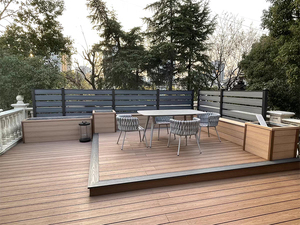 Esterno legno-plastica composito (WPC) 3D pavimento ingegnerizzato con venature del legno - Product Image 5