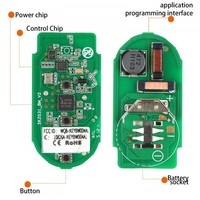 Llave Inteligente Programable Autel IKEY BW003AL, Control Remoto Universal para Auto de 3 Botones para Herramienta Programadora MaxiIM KM100