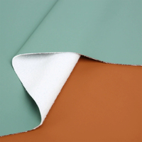 Tissu en cuir végétalien PVC souple imperméable de 1,0 mm à grain de galet avec support tricoté pour sacs à main et portefeuilles de luxe