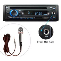 Système One Din ViewTech Lecteur DVD CD Bus Radio Tuner 24V Lecteur MP3 2 Entrées Micro Multimédia DVD 1 Din Radio Audio Camion