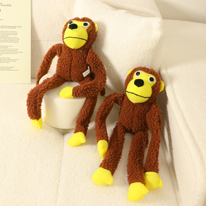 2025 звучащие плюшевые игрушки обезьяна жевательный звук головоломки игрушки для собак - Product Image 1