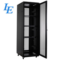 Estante de servidor para ordenador, gabinete de servidor de 19 pulgadas, fácil instalación, 17- 42U