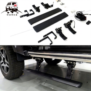 Marchepieds électriques latéraux en aluminium argenté pour Mercedes-Benz Classe G W463 G550 B800 4x4 (2013-2018) - Product Image 2